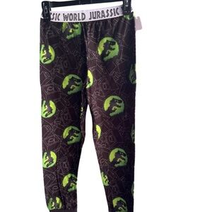 Jurassic World Boys Pajama Pants Black L 10/12